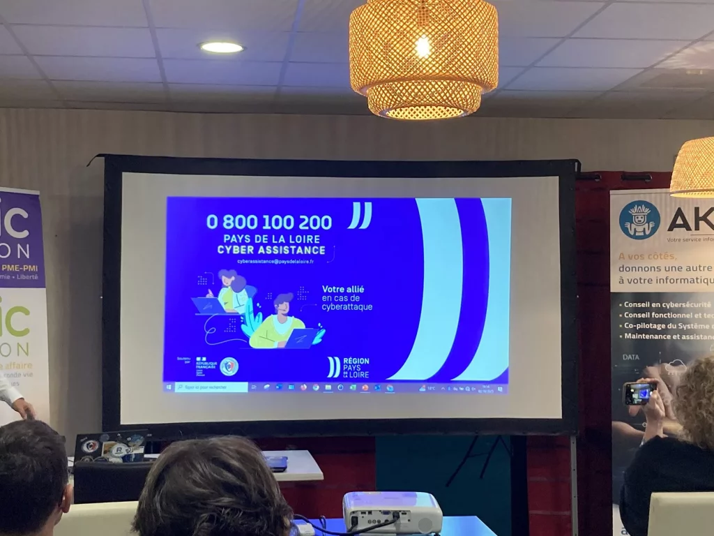 Assistance cybernétique disponible aux Pays de la Loire.