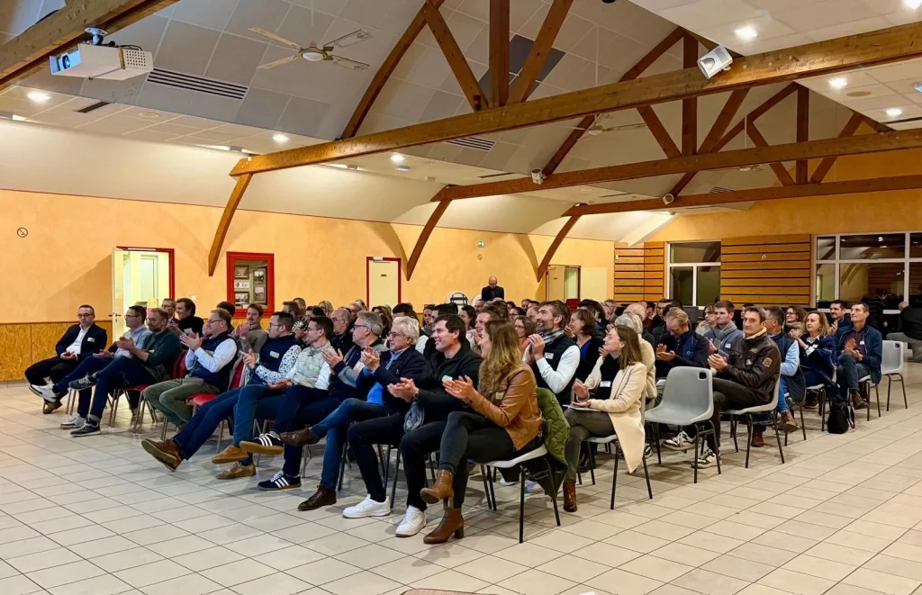 adhérents du club entreprises Erdre & Gesvres présents pour l'assemblée générale