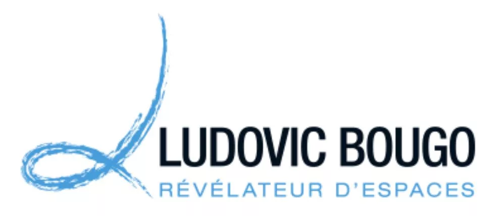 Logo de Ludovic Bougo, révélateur d'espaces.