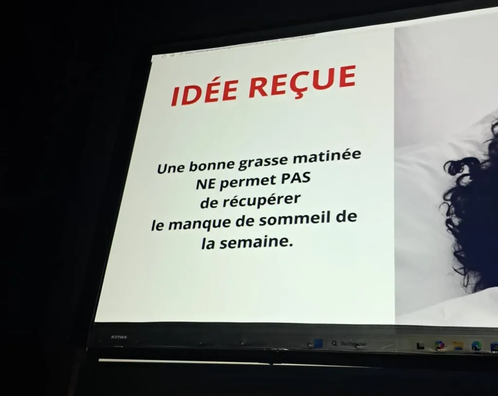 idées reçus sur le sommeil